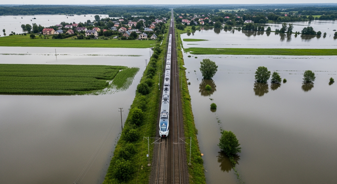Warszawa-Radom: ogromne straty i ograniczony ruch